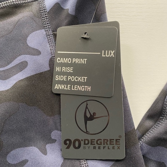90 Degree by Reflex Yogalicious Camo Leggings - Picture 5 of 9